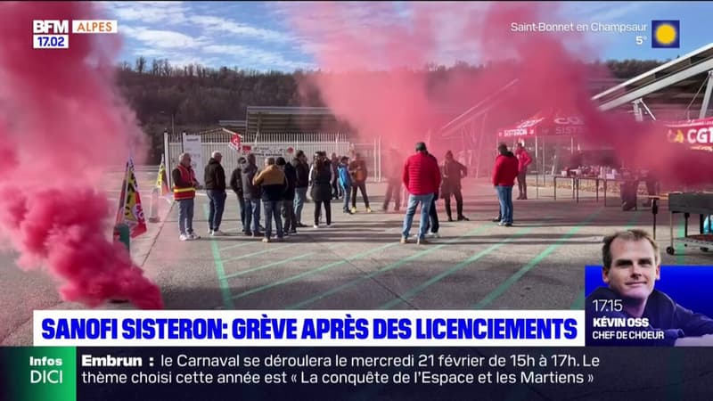 Sisteron: les salariés de Sanofi en grève après des licenciements