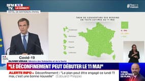 Olivier Véran dévoile une carte de France "de nos capacités en matière de tests virologiques"