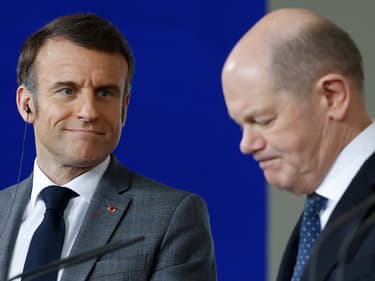 Relations tendues entre Emmanuel Macron et Olaf Scholz
