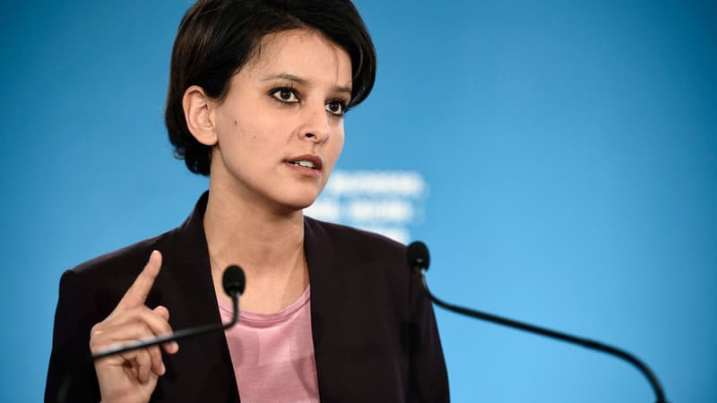 Najat Vallaud-Belkacem, le 22 janvier.