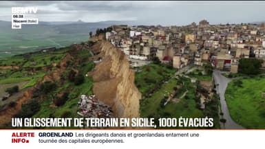 Plus de 1.000 personnes évacuées en Sicile après l'effondrement d'un tronçon de falaise de quatre kilomètres 