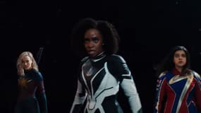 Brie Larson, Teyonah Parris et Iman Vellani dans la bande-annonce de "The Marvels"