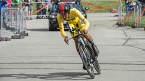 Egan Bernal (Ineos) sur le Tour de Suisse, le 22 juin 2019