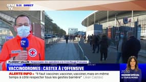 Vaccinodrome du Stade de France: "2000 personnes devraient être vaccinées par jour, cette semaine", selon le responsable des opérations à la Croix-Rouge