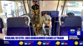 Toulon: des opérations de gendarmes dans les trains