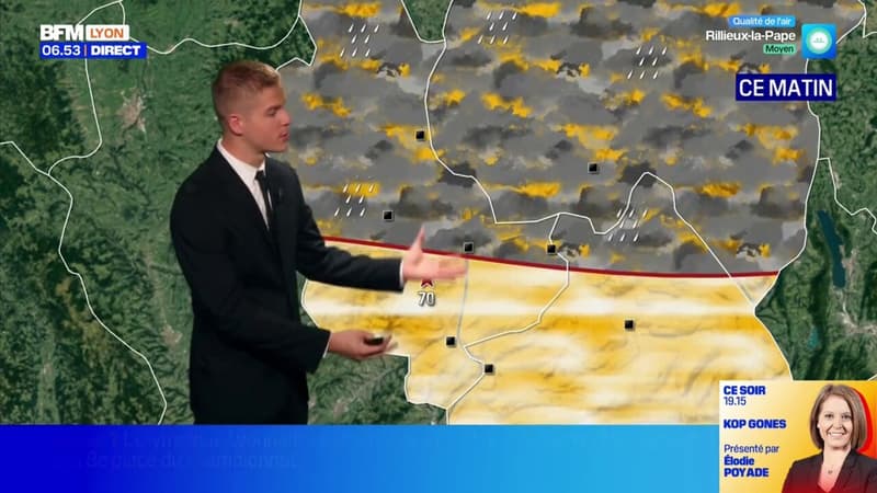 Météo Rhône: de la pluie puis des nuages dans le ciel lyonnais