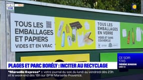 Marseille: des bennes installées dans les parcs et sur les plages pour inciter au recyclage