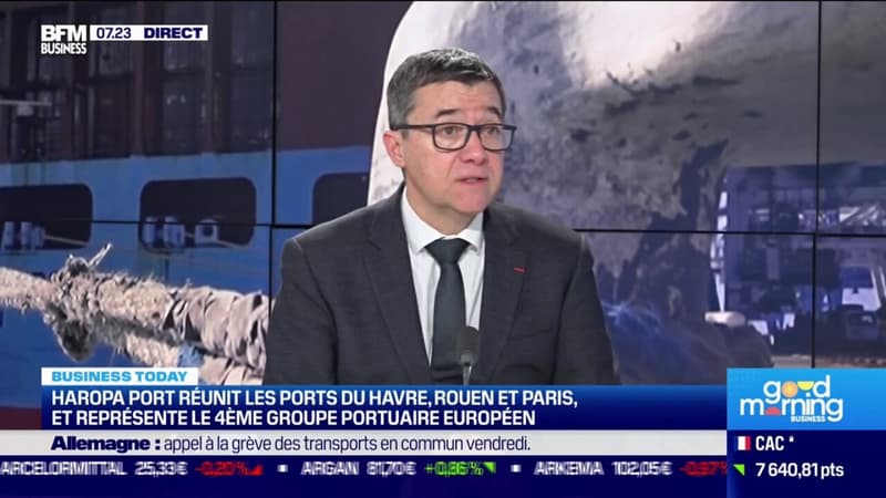 Le trafic des ports du Havre, Rouen et Paris a régressé en 2023