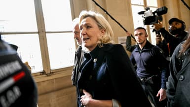 Marine Le Pen au palais de justice de Paris le 20 janvier 2026. 