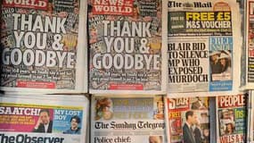 Un simple "Merci et adieu" s'étale dimanche à la une du tabloïd britannique News of the World, qui disparaît ainsi avec une discrétion peu habituelle. Un piratage de messageries téléphoniques appartenant à des stars, aux proches de soldats tués au combat