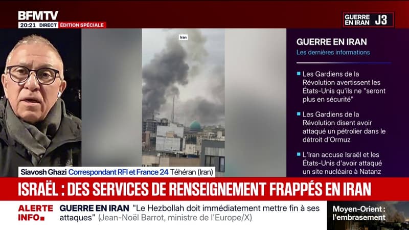 Israël affirme avoir frappé des bureaux des services de renseignement militaire à Téhéran