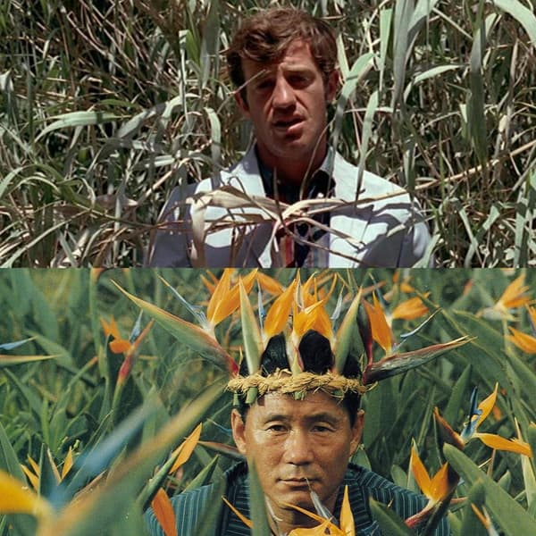 "Pierrot le Fou" (1965) / "Jugatsu" (1990)