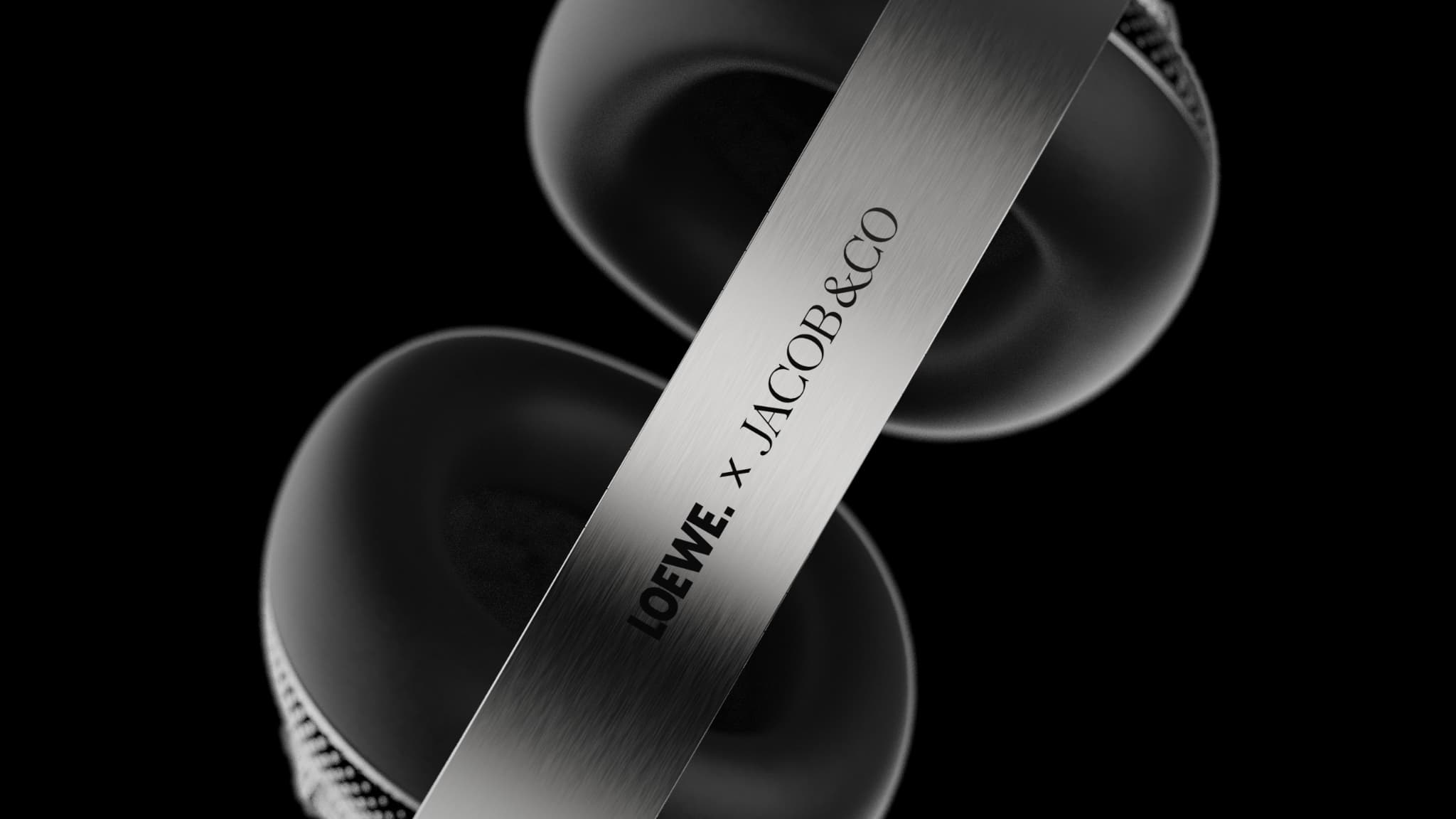 Le casque haut de gamme et même luxe de Loewe et Jacob & co