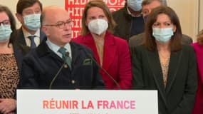 Bernard Cazeneuve, soutien d'Anne Hidalgo (PS) à la présidentielle, dénonce "une campagne d'abaissement et de violence