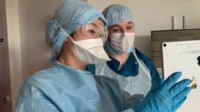 Des soignants de l'hôpital privé Jacques Cartier de Massy.