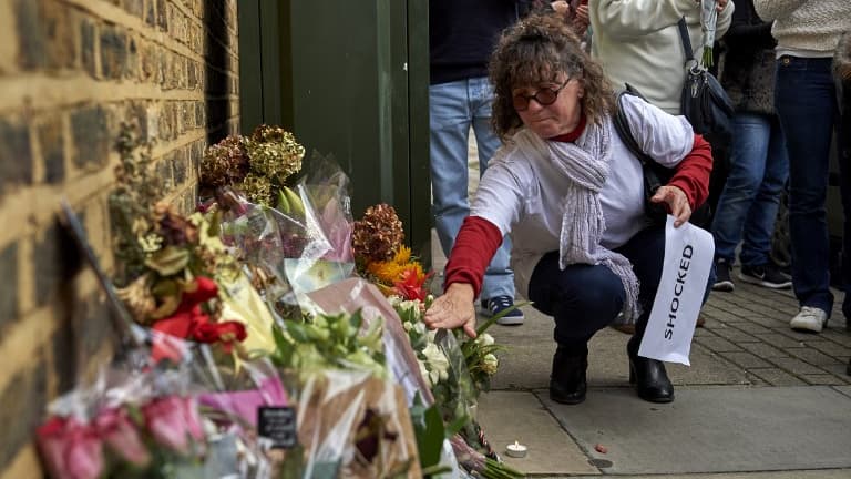 Un mémorial en hommage à Sophie Lionnet, jeune fille au pair assassinée à Londres. 