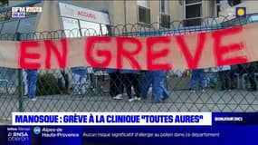 Manosque: grève à la clinique "Toute Aures"