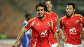 L'Egyptien Mohamed Hany avec Al-Ahly lors d'un match de Ligue des champions africaine, le 1er avril 2025