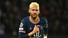 Neymar lors de PSG-Real en Ligue des champions
