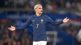 Antoine Griezmann, le 7 septembre 2023, au Parc des Princes