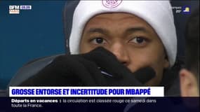 Grosse entorse et incertitude pour Mbappé