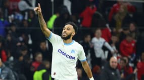 Pierre-Emerick Aubameyang face à Villarreal avec l'Olympique de Marseille, le 7 mars 2024