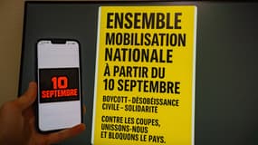 Une affiche du mouvement du 10 septembre.