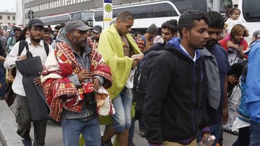 Des migrants le 5 septembre 2015