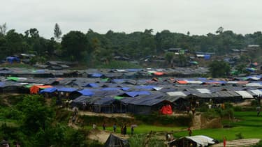 Un camp de réfugiés rohingyas au Bangladesh le 9 septembre 2017