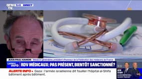 Rendez-vous médicaux non-honorés: "Que l'État cesse de dérouler le tapis rouge à Doctolib" explique Jean-Paul Hamon de la Fédération des médecins de France