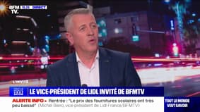 Smic à 1600 euros: "Ce n'est pas une bonne chose", estime Michel Biero, vice-président de Lidl France