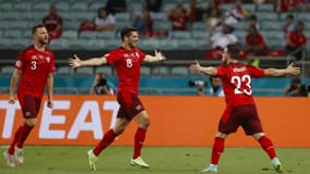 La joie des Suisses face à la Turquie
