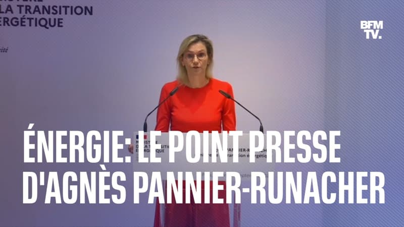 Énergie: la conférence de presse d'Agnès Pannier-Runacher en intégralité