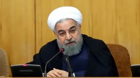 Le président iranien Hassan Rohani à Téhéran. 