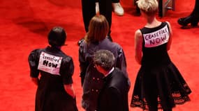 Le tapis rouge de la 74e Berlinale, le 15 février 2024