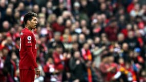 Roberto Firmino avec Liverpool, le 9 avril 2023.