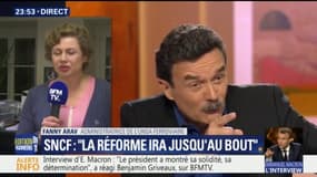 Macron sur BFMTV: "J’ai le sentiment d’un discours en décalage", pour Fanny Arav de l’UNSA Ferroviaire 
