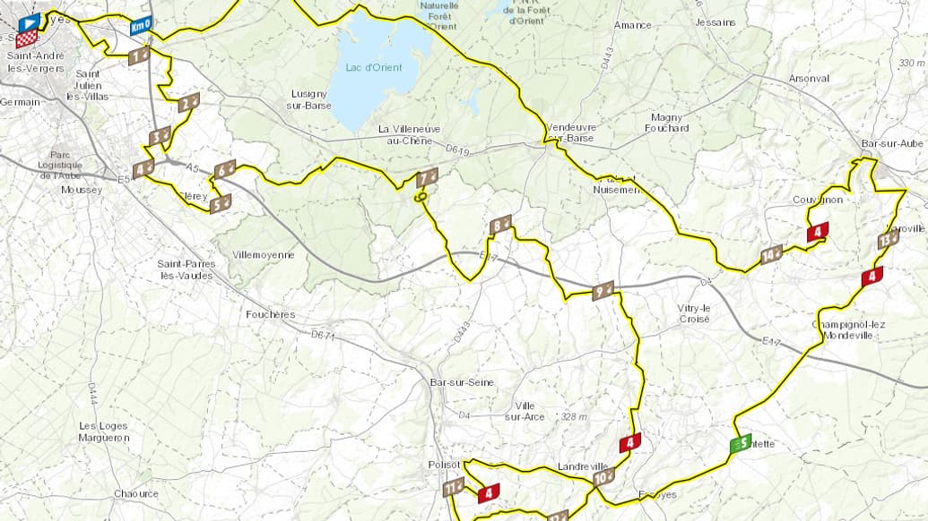 Le parcours de la 9e étape du Tour de France 2024 Le parcours de la 9e étape du Tour de France 2024