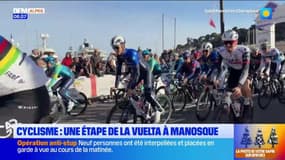 Cyclisme : une étape de la Vuelta, le tour d'Espagne, à Manosque
