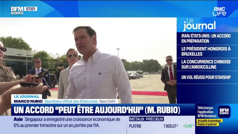 Un accord "peut être aujourd'hui" (Marco Rubio)