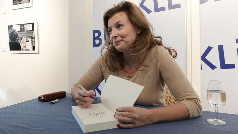 Valérie Trierweiler en dédicace à la librairie Kléber de Strasbourg, le 23 octobre 2014.