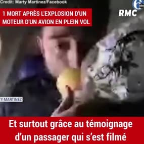 Etats-Unis: une passagère tuée par l'explosion d'un réacteur en plein vol
