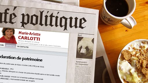 Dans une note publiée sur son blog "en avril", Marie-Arlette Carlotti dévoile sa déclaration de patrimoine.