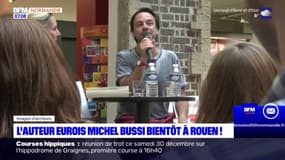 Michel Bussi en dédicace à Rouen le 10 janvier