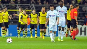 Valbuena (OM) face à Dortmund en 2013
