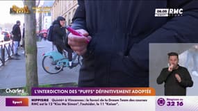 L'interdiction des "puffs" jetables définitivement adoptée 