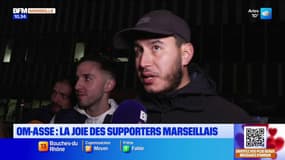 OM-ASSE: la joie des supporters marseillais