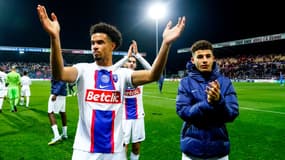 Warren Zaïre-Emery et Ismaël Gharbi, à Châteauroux le 6 janvier 2023