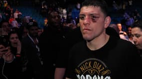 Nick Diaz après son dernier combat à l'UFC en janvier 2015