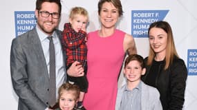 David McKean, Maeve Kennedy Townsend Mckean et leurs enfants, dont Gideon, deuxième en partant de la droite